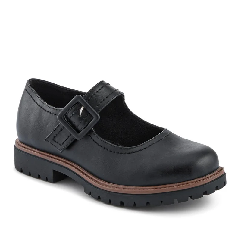 Wide-Fit Touch-Fasten Chunky Mary Janes - WBINS42025 / 327 954