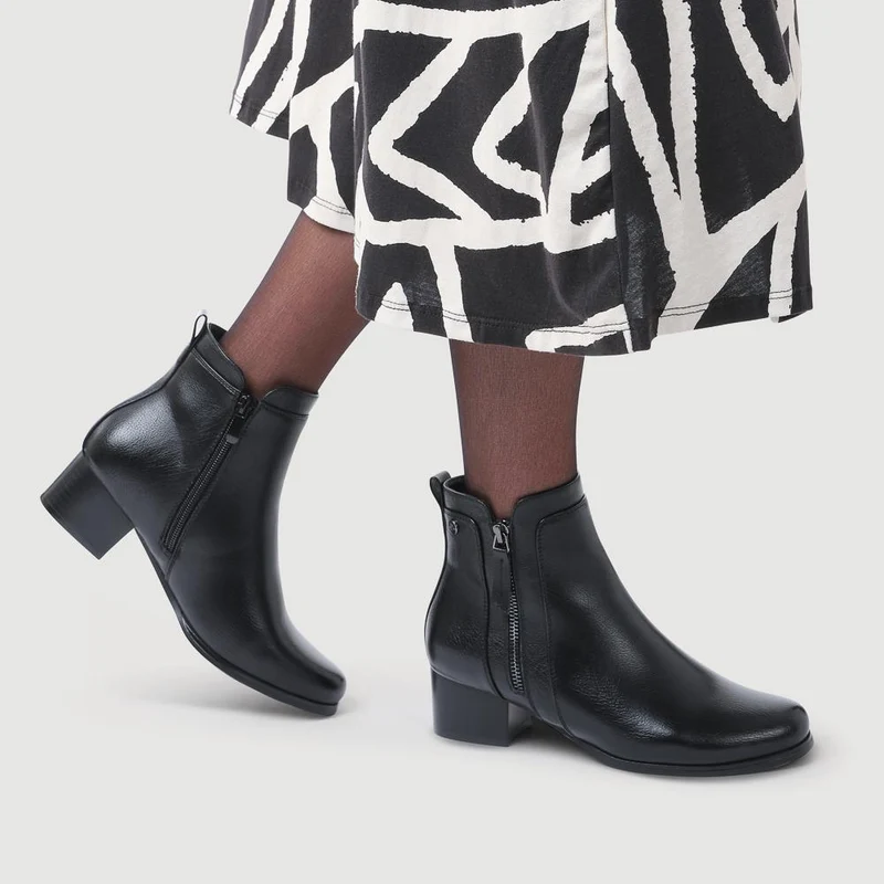 Smart Zip-Fastening Boots - WK42006 / 327 939 - Black