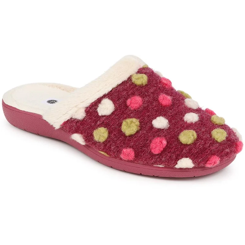 Cushioned Mule Slippers - FEVI40009 / 326 326 - Pink Multi