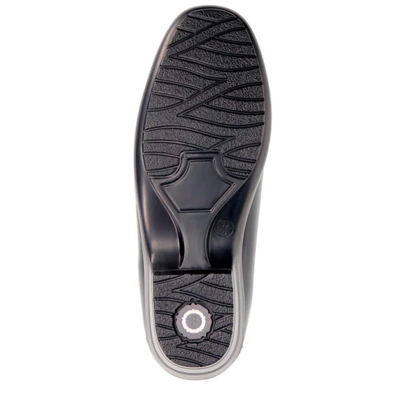 Wide Fit Bow Detailed Leather Pumps - KF40025 / 326 379 - Black