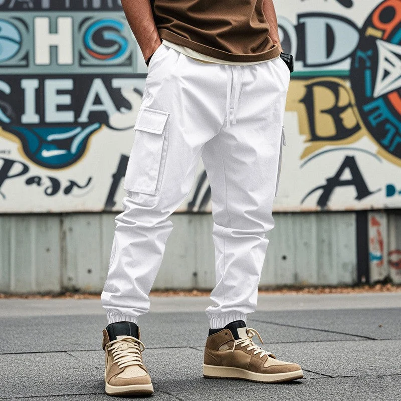 Herren Cargo-Hose mit verstellbarem Bund und praktischen Seitentaschen Drune