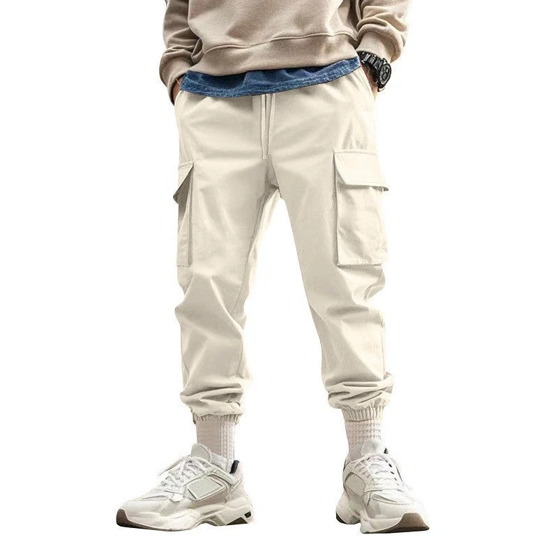 Herren Cargo-Hose mit verstellbarem Bund und praktischen Seitentaschen Drune