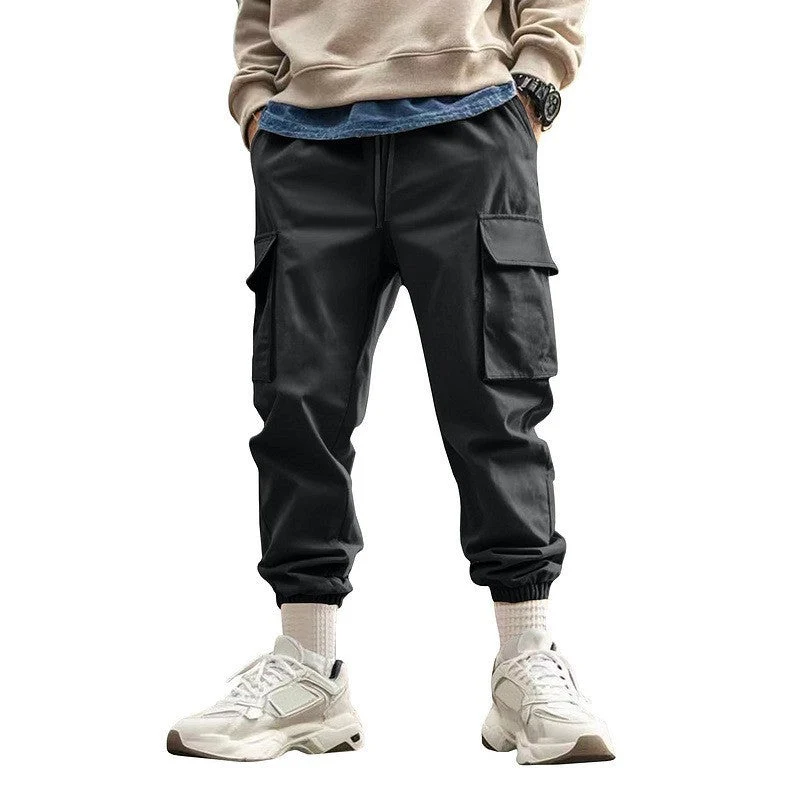 Herren Cargo-Hose mit verstellbarem Bund und praktischen Seitentaschen Drune