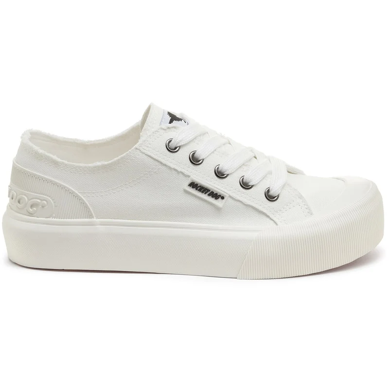 Rocket Dog Damen Jazzin Plus 12A Trainer - Weiß