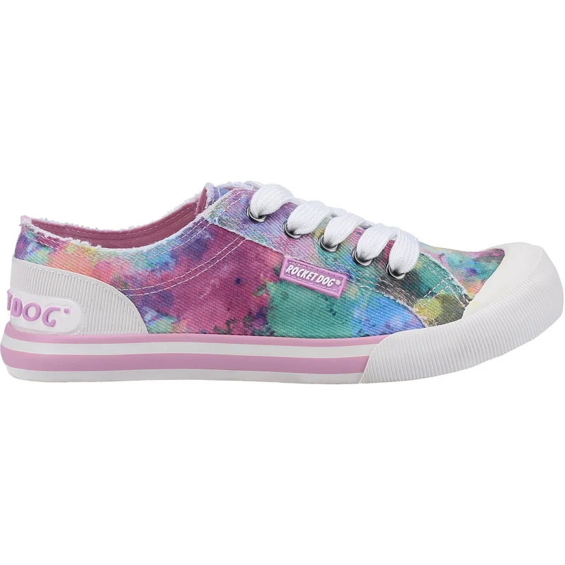 Rocket Dog Womens Rocket Dog Jazzin Candy Tie Dye Trainer - Rosa