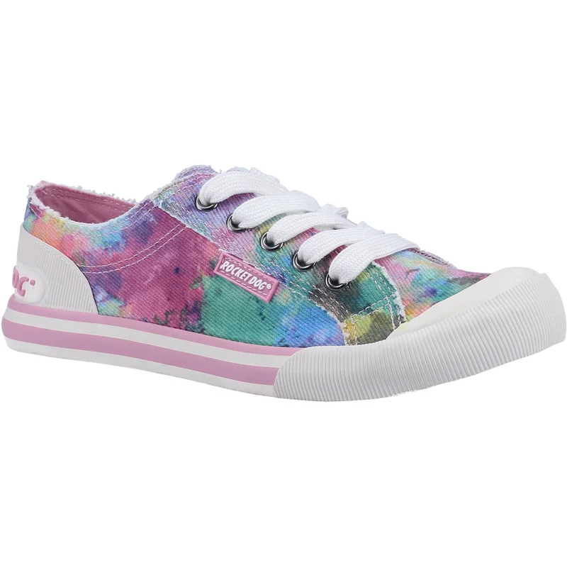 Rocket Dog Womens Rocket Dog Jazzin Candy Tie Dye Trainer - Rosa