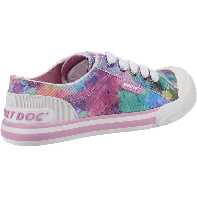Rocket Dog Womens Rocket Dog Jazzin Candy Tie Dye Trainer - Rosa