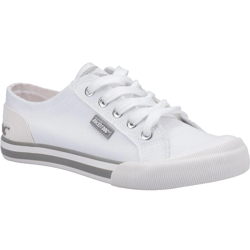 Rocket Dog Damen Jazzin Plimsoll – Weiß