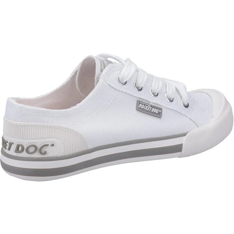 Rocket Dog Damen Jazzin Plimsoll – Weiß