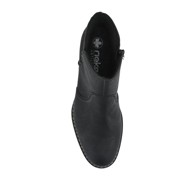 Rieker Flat-Heeled Ankle Boots - RKR42510 / 327 796 - Black