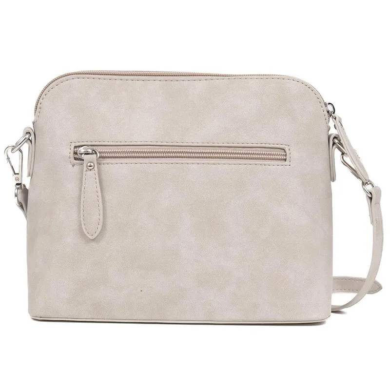 Zip-Fasten Crossbody Bag - RIM37005 / 323 896 - Beige