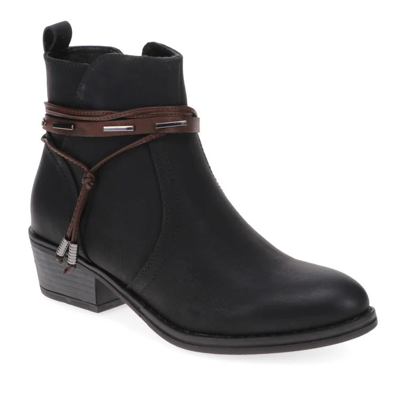 Western-Heeled Ankle Boots - TELOO40009 / 326 233