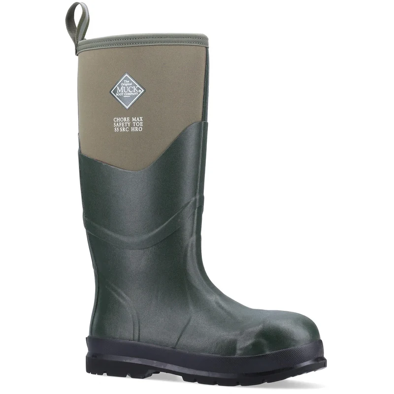 Muck Boots Unisex Chore Max S5 Sicherheits-Gummistiefel – Moss