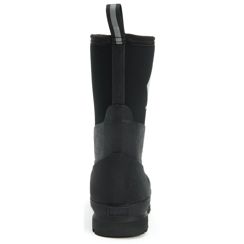 Muck Boots Unisex Chore Classic Mid gemusterter Gummistiefel – Schwarz