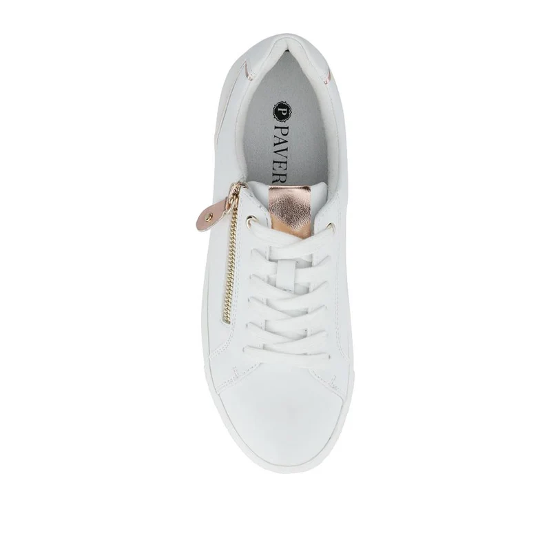 Dual-Fasten Platform Trainers - WBINS41005 / 327 106 - White