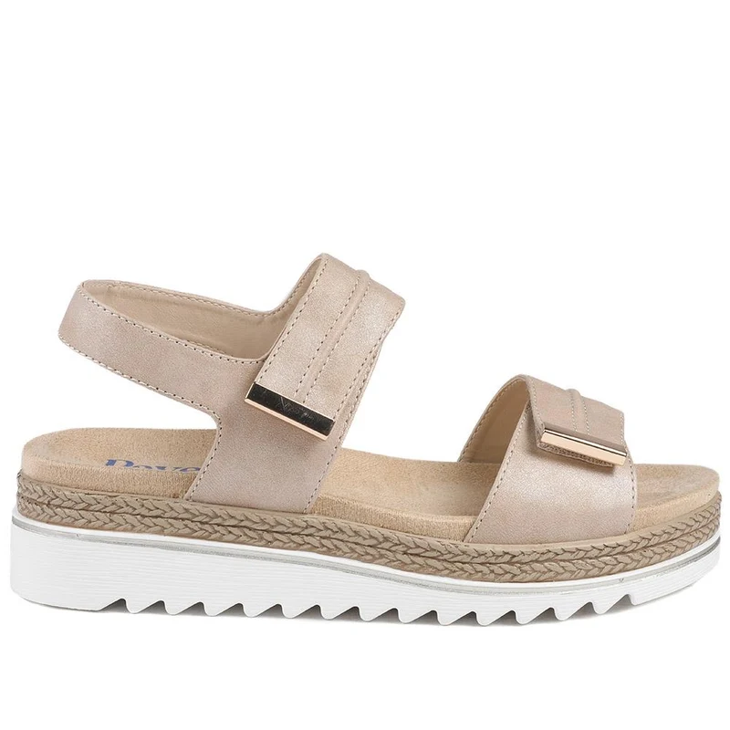 Dual Touch-Fastening Sandals - WBINS41055 / 327 235 - Beige