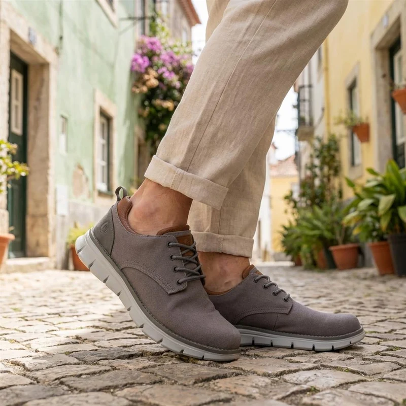 Casual Memory Foam Trainers - BOJIE41024 / 327 406 - Grey