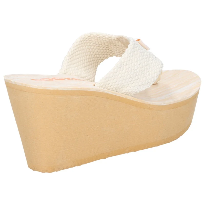 Rocket Dog Damen Diver Webbing Sandale – Creme