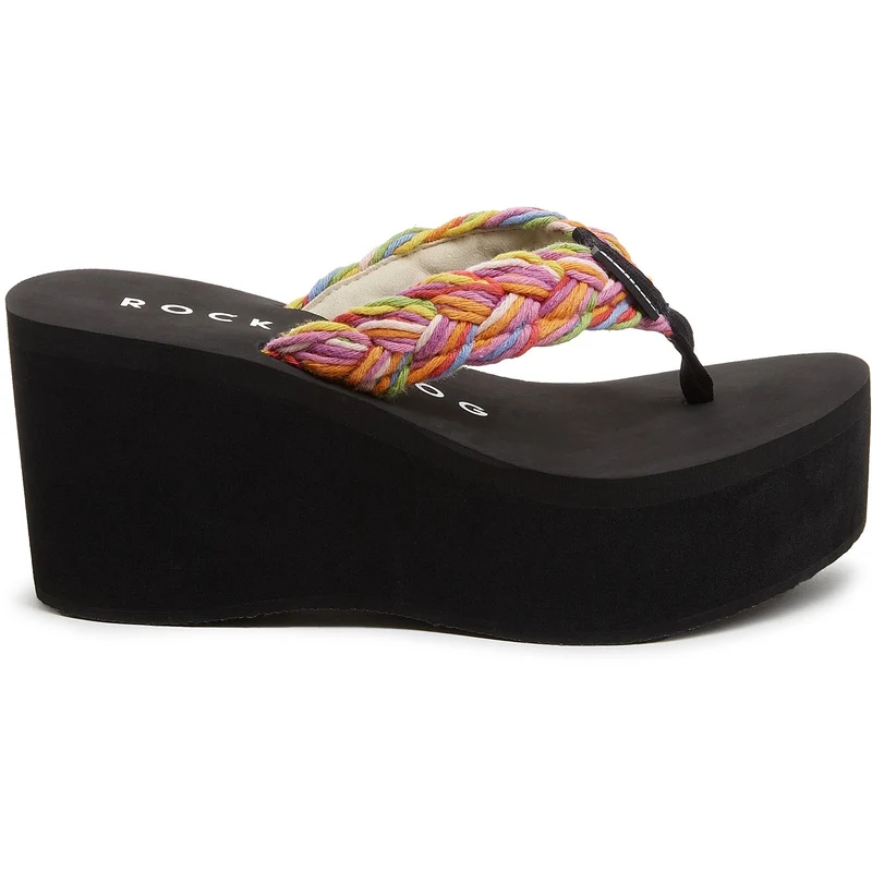 Rocket Dog Damen Crush String Braid Sandale – Mehrfarbig