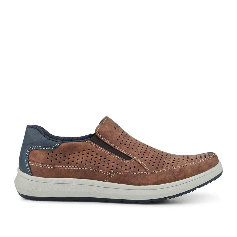 Extra-Wide Slip-On Shoes - RKR41535 / 326 935 - Brown
