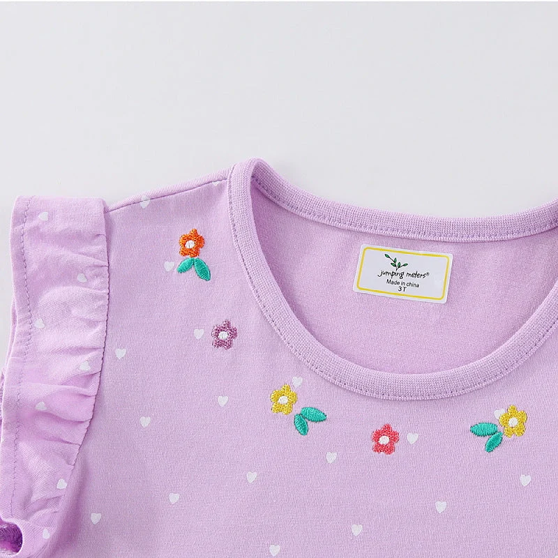 Mädchen Sommerkleid mit verzauberndem Meerjungfrau-Stickdesign Drune