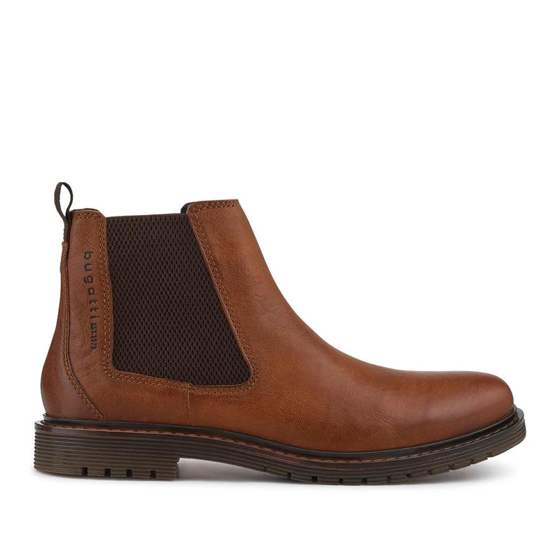 Bugatti Leather Chelsea Boots - BUG42507 / 327 677 - Brown