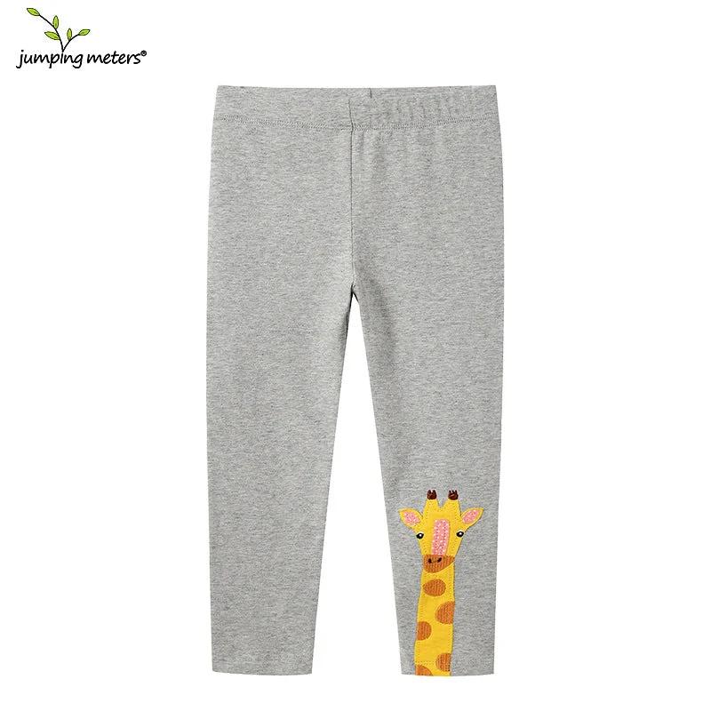 Mädchen Leggings mit niedlicher Giraffenapplikation Drune