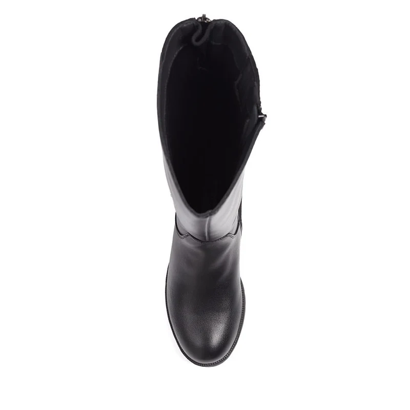 Wide Calf Long Boots - WLIG40005 / 325 963 - Black
