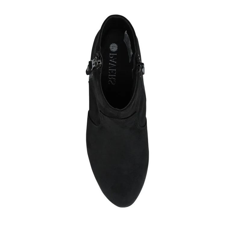 Western-Heeled Ankle Boots - SANYI40001 / 325 935 - Black