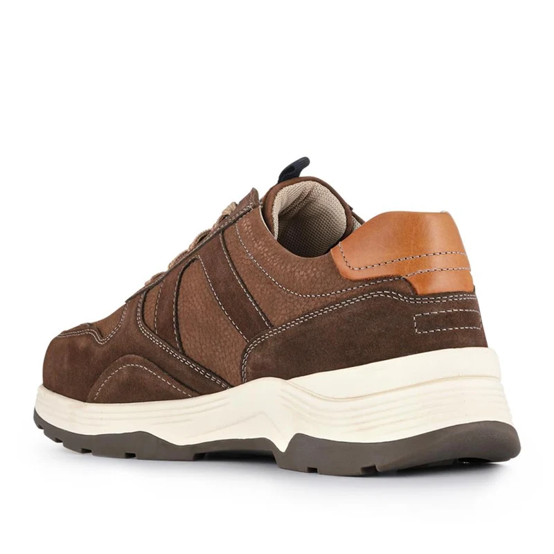 Ultra-Wide Lace-Up Trainers - GRANT / 326 967 - Brown