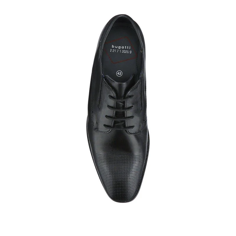 Smart Leather Derby Shoes - BUG41510 / 327 366 - Black