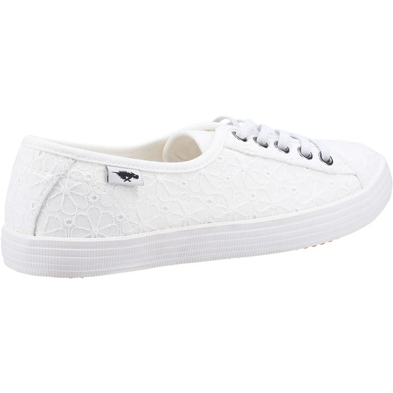 Rocket Dog Womens Chow Chow Elsie Eyelet Casual Trainer - Weiß