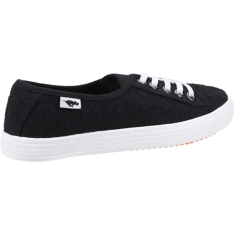 Rocket Dog Damen Chow Chow Elsie Eyelet Casual Trainer – Schwarz