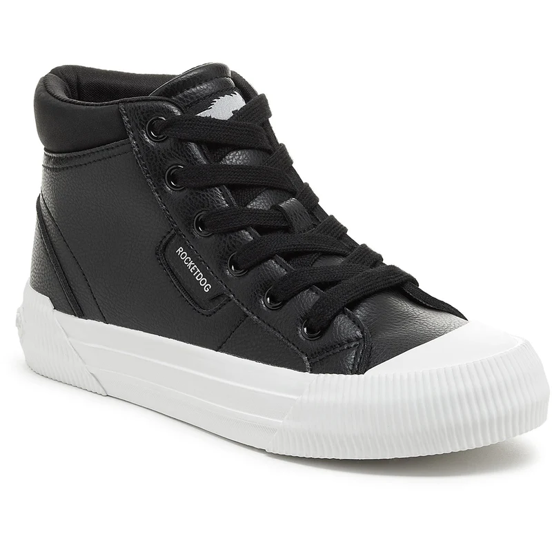 Rocket Dog Cheery Hi-Sneaker für Damen – Schwarz