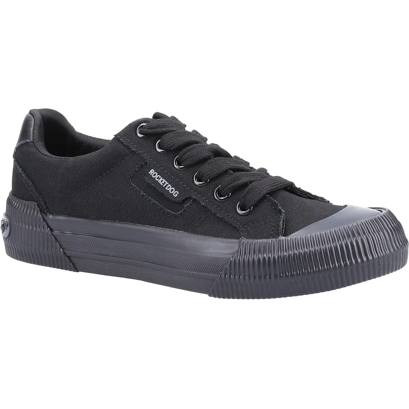 Rocket Dog Cheery Lace-Sneaker für Damen – Schwarz