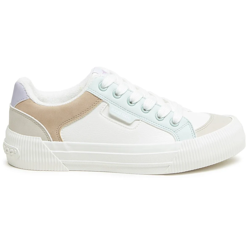 Rocket Dog Damen Cheery Blocked Sportliche Trainer – Weiß