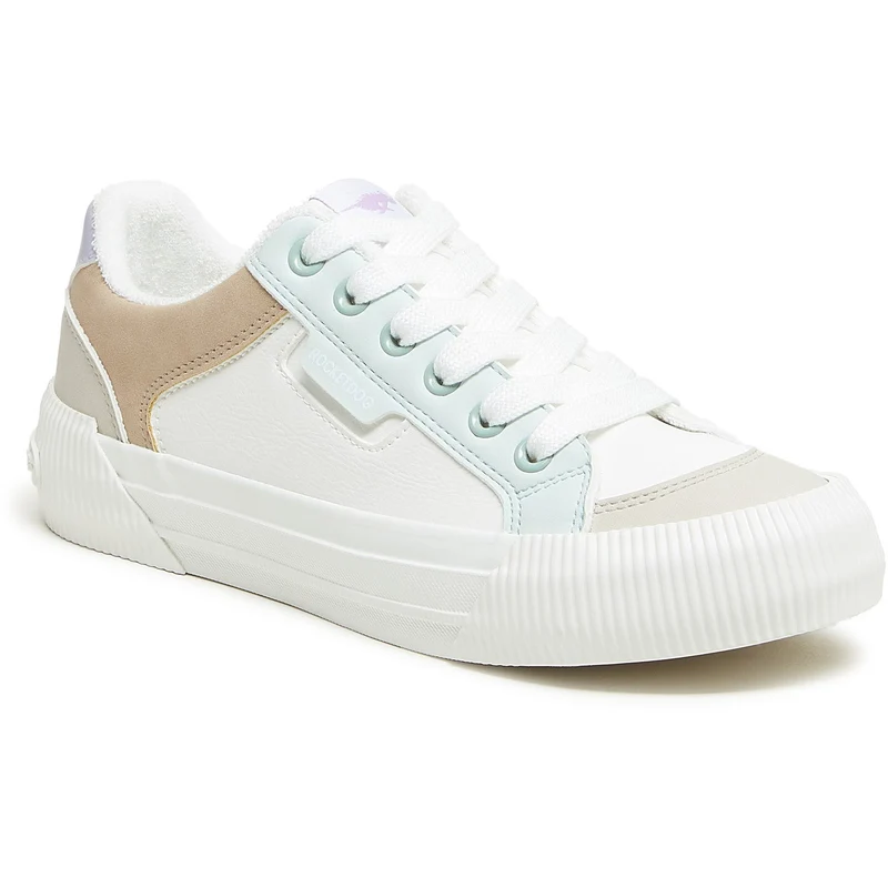 Rocket Dog Damen Cheery Blocked Sportliche Trainer – Weiß