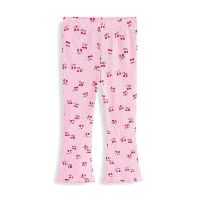 Mädchen Leggings mit fröhlichem Kirschmotiv Drune
