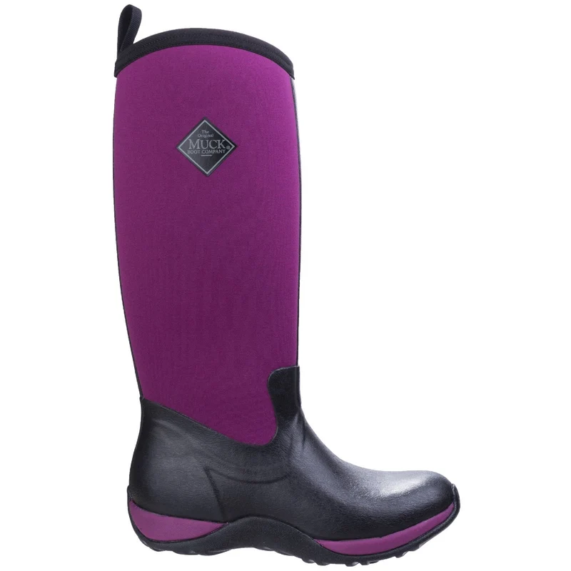 Muck Boots Damen Arctic Adventure Pull On Gummistiefel - Schwarz