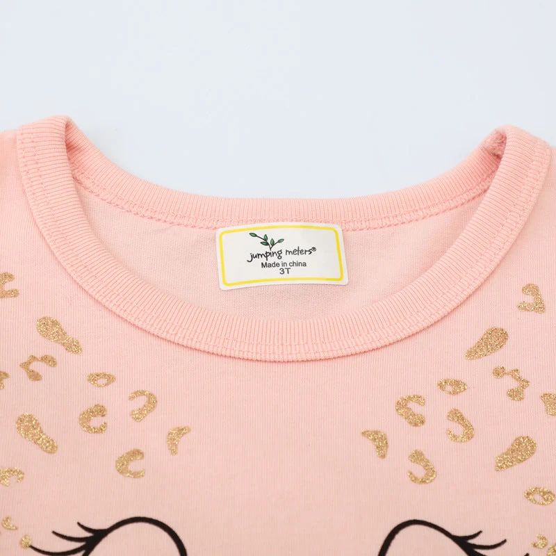 Mädchen Kleid mit Tiermotiv und Tüllunterrock Drune