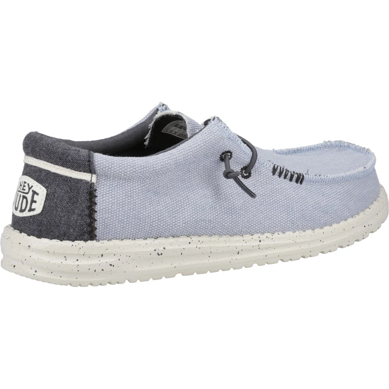 Hey Dude Wally Coastline Jute-Herrenschuh – Hellblau