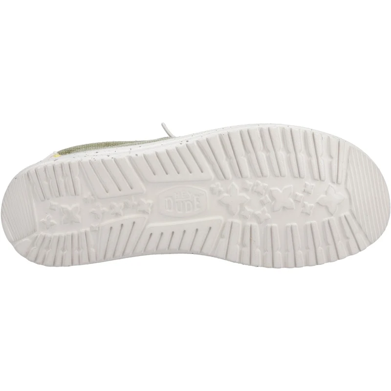 Hey Dude Wally Coastline Jute-Herrenschuh – Olivgrün