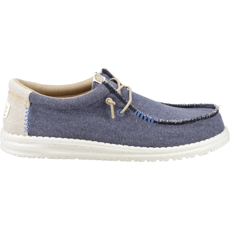Hey Dude Wally Coastline Jute-Herrenschuh – Marineblau