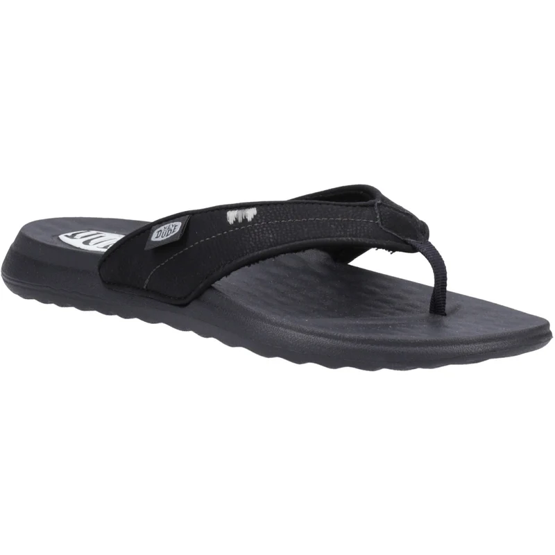 Hey Dude Christi Flip Classic Sandale für Damen – Schwarz