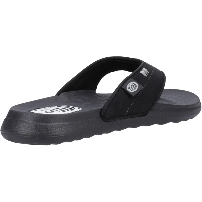 Hey Dude Christi Flip Classic Sandale für Damen – Schwarz