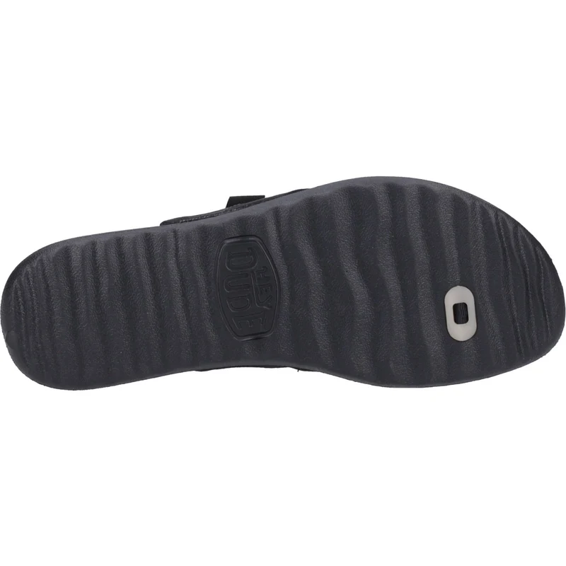 Hey Dude Christi Flip Classic Sandale für Damen – Schwarz