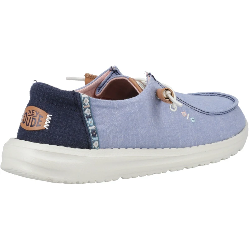 Hey Dude Damenschuh Wendy Chambray Boho - Blau