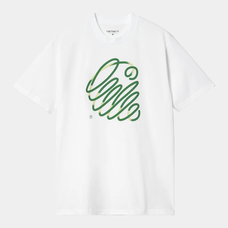 Carhartt WIP Nudel-T-Shirt für Herren – Weiß