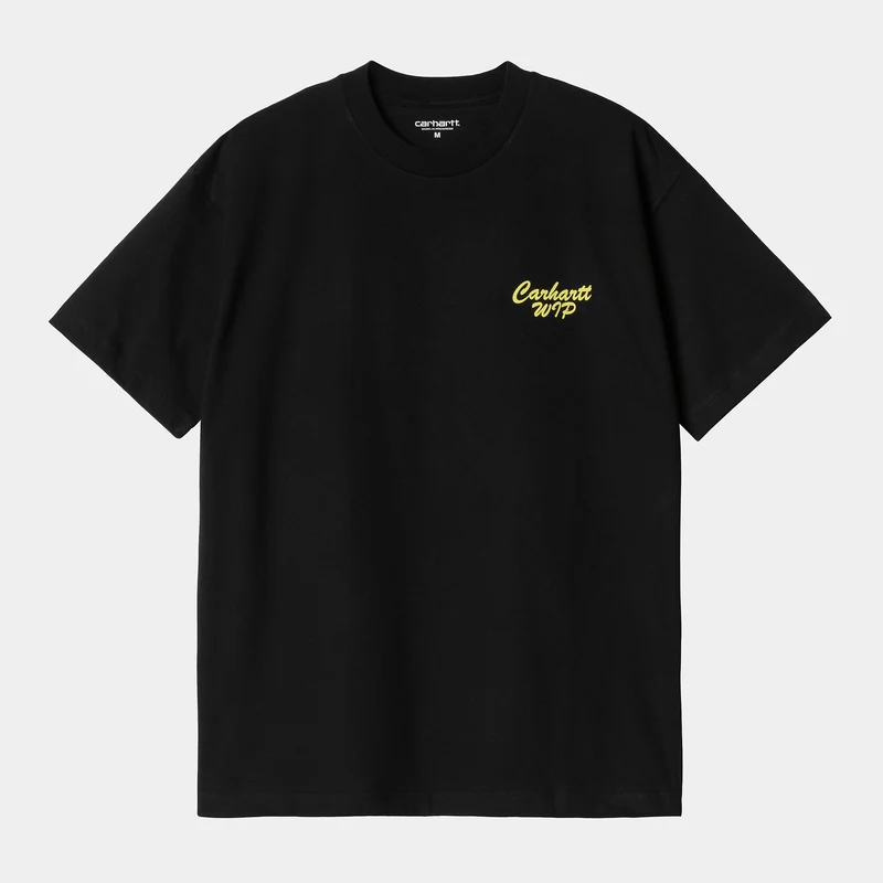 Carhartt WIP Herren FriendsHip-Shirt – Schwarz/Gelb
