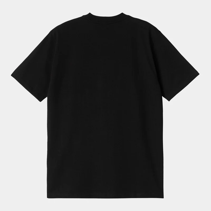 Carhartt WIP Herren-T-Shirt mit Press-Schriftzug – Schwarz